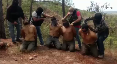 Cartel Beheaded 5 Captives In Half A Minute