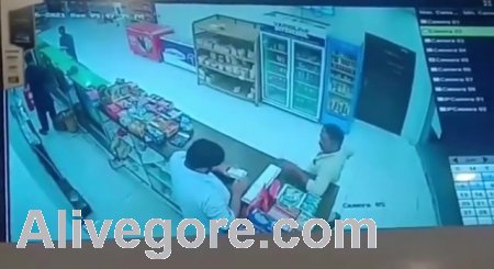 Store Owner Pulls Out AK47 End The Drama