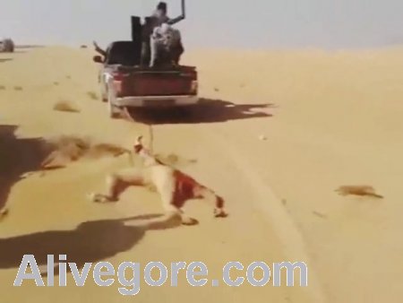 Drag Headless Men In The Desert
