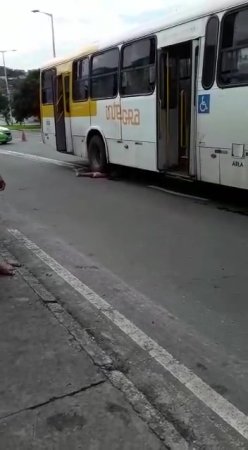 Homeless man crushed by bus
