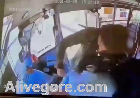 Teen Beats Old Driver Violently