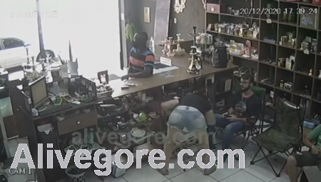 Armed Shop Robber Gets the Surprise of His Lifetime