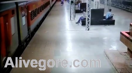 Train Passenger Fell On The Railway Track