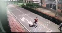 Thugs Robbing a Pedestrian Giving Him a Fatal Blow to the Head