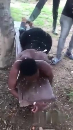 Woman Flogged For Stealing Next To The Church