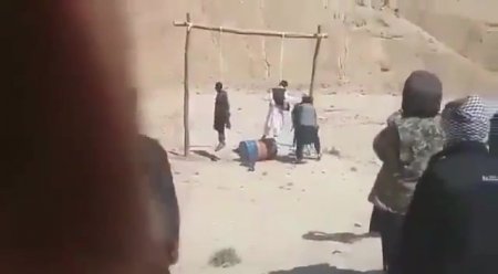 Brutal! Man Being Hang And Shot By Taliban