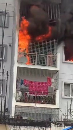 Woman Trapped And Burnt To Death