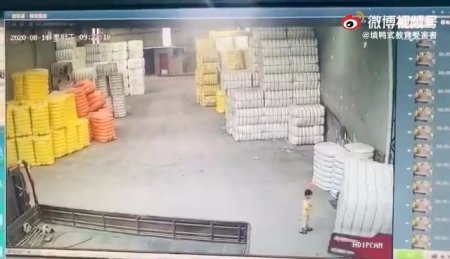 Kid Tragically Dragged By Forklift In Warehouse