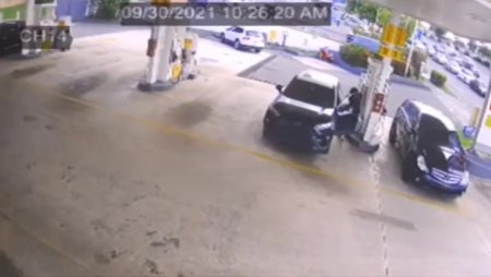Homicide at a gas station
