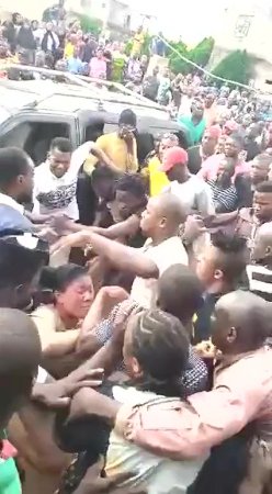 Naked Woman Beaten By Angry Mob For Killing Husband