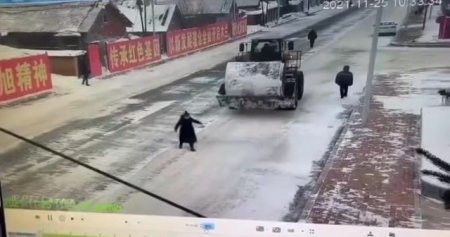 An Elderly Woman Crushed By A Tractor
