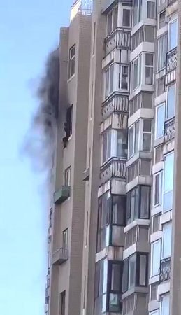Apartment Fire In Ganjingzi, Dalian