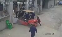 Woman Worker Crushed By Forklift