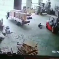 Forklift Crushed His Driver