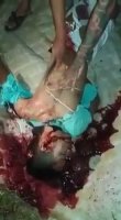 Cartel Members Attempt To Cut The Skin Of A Murdered Man With A Dull Knife