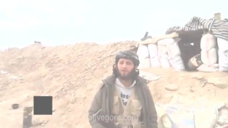 Al-Nusra Terrorist Killed By A Mine While Recording A Speech