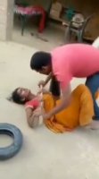 Indian Man Brutally Beats His Wife