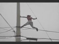 The Idiot Who Danced On The Wires Was Electrocuted