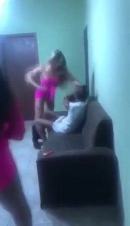Transvestites Beating Up Another Tranny