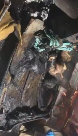 Woman Burned Alive in Car Accident