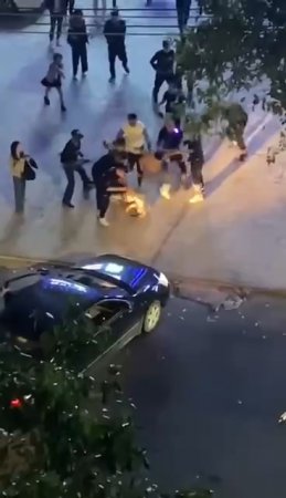 Dude Is Brutally Beaten By A Mob Then Flattened By A Car