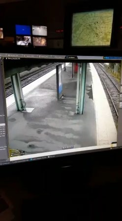A Passenger On The Platform Was Torn In Two By A Billboard