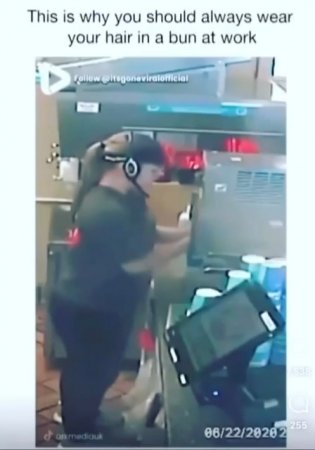 A Woman Violated Safety Rules And Her Hair Was Pulled Into The Machine