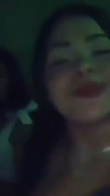 Woman Partying In A Restaurant - Shot Woman Lying On The ...