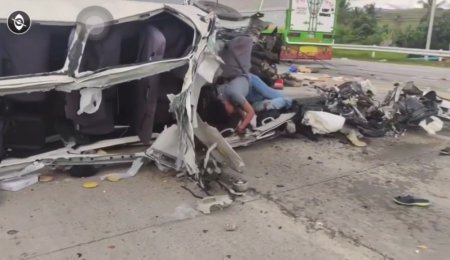 A Truck With Faulty Brakes Knocked Down A Minibus With Passengers, Many Dead