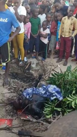 Aftermath Of Rapist Stoned And Burned To Death By Savage Mob