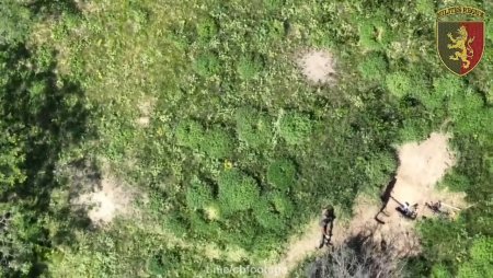 A Ukrainian Drone Dropped A Bomb Precisely On A Russian Soldier