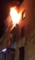 A Man Burned Alive On The Balcony Of His House