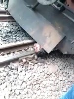 Dude Survived A Fall Under A Locomotive