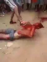 A Man Is Beaten And Stabbed By A Mob