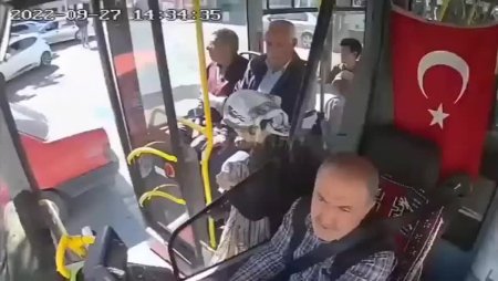 Bus Driver Died At The Wheel