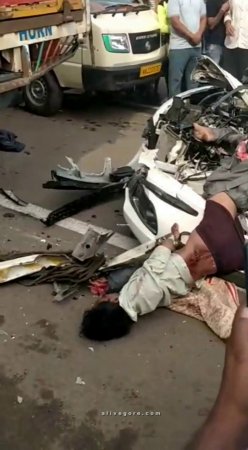 Man Falls To Pieces When Colliding In Accident