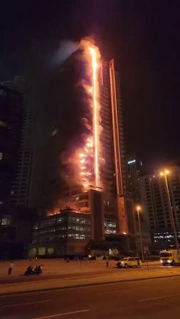 The Emaar Skyscraper Is On Fire In Dubai