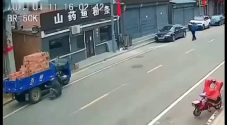 A Truck Loaded With Bricks Ran Over Its Driver