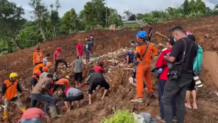 Rescuers Continue To Search For Survivors Of The Earthquake In Indonesia