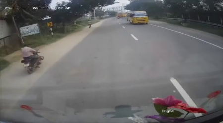 An Elderly Man Threw Himself Under The Wheels Of A Bus