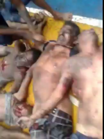 Victims Of The Prison Riot. Brazil