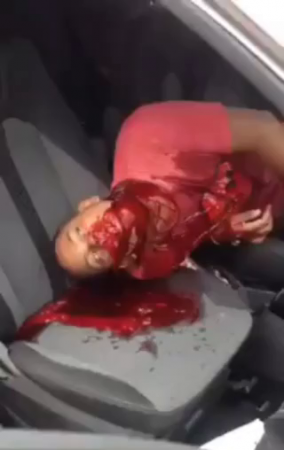 Convulsions Of A Shot Man In A Car