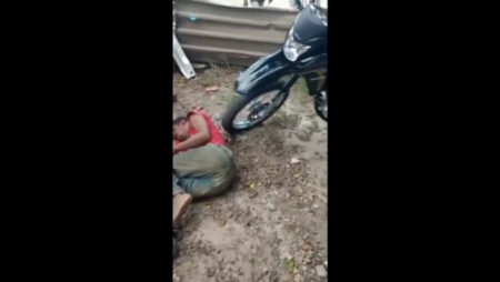 Street Justice. Several Men Beat Two Dudes With Whatever They Had... One May Have Been Killed