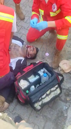 Resuscitation Of A Victim In Lebanon