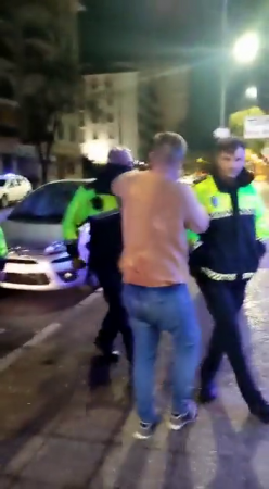 Dude Asked A Policeman For His Personal Number And Got Hit In The Face With A Truncheon. Spain