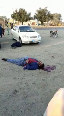Visuals Of The Assassination Of Inter-services Intelligence (isi) Officers D Director Of Isi - Multan Naveed Sadiq And Inspector Nasir Butt In Khanewal. Pakistan