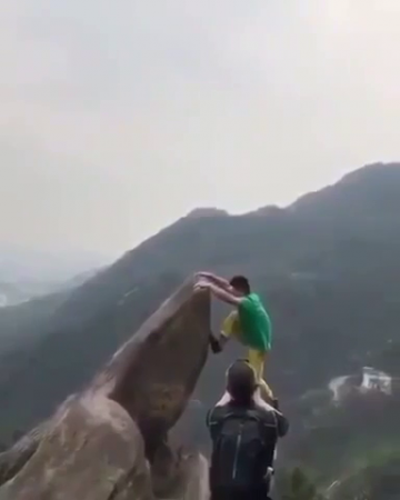 A Selfie-Taker Fell Into The Abyss
