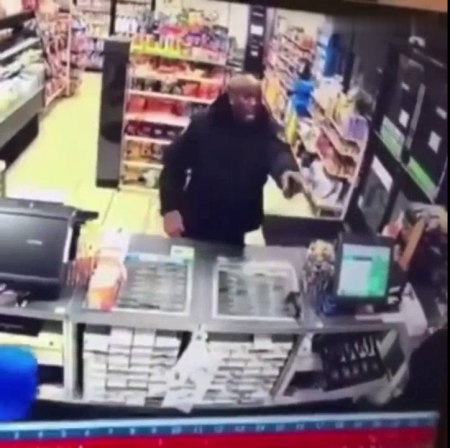 A Police Officer Walked Into A Store During A Robbery
