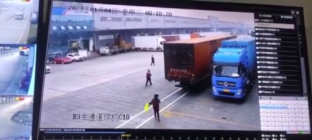 Woman Crushed Between Truck And Car