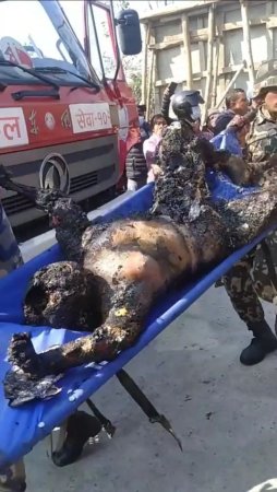 Bodies Of Nepal Plane Crash